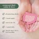 Wormwood Black Walnut and Clove Capsules | High Strength Supplement for Humans | 2 Months Supply | 60 Capsules, 600mg per Serving | Vegan Supplement and UK Made (Pack of 3) - Image 5