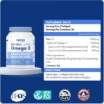 NYO3 Omega 3 Fish Oil 2000mg with 800mg EPA & 600mg DHA, 85% High-Potency Omega 3,Essential Fatty Acids Support Heart, Brain & Joint Health,No Fishy Aftertaste,Non-GMO,60 Capsule - Image 3