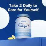 NYO3 Omega 3 Fish Oil 2000mg with 800mg EPA & 600mg DHA, 85% High-Potency Omega 3,Essential Fatty Acids Support Heart, Brain & Joint Health,No Fishy Aftertaste,Non-GMO,60 Capsule - Image 6