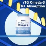 NYO3 Omega 3 Fish Oil 2000mg with 800mg EPA & 600mg DHA, 85% High-Potency Omega 3,Essential Fatty Acids Support Heart, Brain & Joint Health,No Fishy Aftertaste,Non-GMO,60 Capsule - Image 7