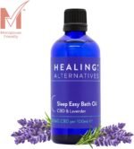 Healing Alternatives Bath Oil Sleep Easy, 100ml | Lavender & Clary Sage Blend | Calming Luxury Bath Oil for Relaxation, Restful Sleep & Unwinding Mind & Body | Menopause Support - Image 5