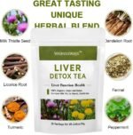 Liver Detox Tea - Natural Liver Cleanse & Support, Herbal Blend For Liver Health, Caffeine-Free(3PCS) - Image 4
