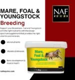 NAF Mare, Foal & Youngstock 1.8kg – Horse Supplement for Breeding, Pregnancy & Growth – Rich in Vitamins, Minerals & Amino Acids – Supports Bone, Muscle & Immune Development - Image 3