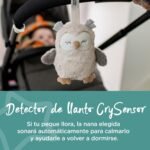 Tommee Tippee Mini OllieOwl, Travel Nursery Sleep Aid, Automatic CrySensor Soothes, Portable Fabric Loop, USB Rechargeable 25 Hours, Machine Washable - Image 4