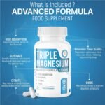 Triple Magnesium Complex 2200mg - Glycinate Citrate Oxide - 3 in 1 Powerful Supplement - 120 Capsules - Vegan - Image 6