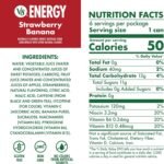 V8 + Energy, Healthy Energy Drink, Natural Energy from Tea, Strawberry Banana, 237 ml Can , 6 Count - Image 3