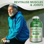 5kind Hemp Oil Capsules High Strength 2000mg - 180 Soft Gel Hemp Seed Oil 1000mg - Virgin, Cold Pressed Hemp Capsule - Naturally Rich Omega 3 6 9 High Strength - Image 3