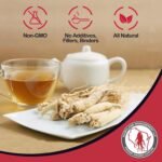 100% Authentic American Ginseng Capsules -500 mg. Potent Ground Ginseng Root - No Fillers, Binders or Other Additives. (150) - Image 6