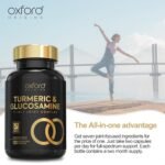 7-in-1 Turmeric and Black Pepper Capsules w/Glucosamine and Chondroitin High Strength | Made in The UK | High Absorption Tumeric Supplement | Glucosamine Sulphate & Turmeric Tablets | 120 Capsules - Image 4