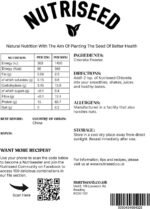 Nutriseed Chlorella Powder 500g - 100% Chlorella, Rich in Antioxidants & Fibre, Nutrients, Vitamins & Minerals, 19 of 22 Essential Amino Acids, Vegan Friendly & Gluten Free - Image 7