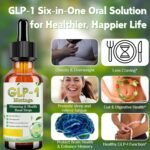 G-LP-1 Moringa Drops | G/LP-1 Oral Solution & Slimming Drops for W-eight Management, Natural Plant Extract Formula to Support Metabolism & Firming Skin, 30ML Liquid Drop Supplement for Men & Women - Image 4