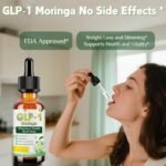 G-LP-1 Moringa Drops | G/LP-1 Oral Solution & Slimming Drops for W-eight Management, Natural Plant Extract Formula to Support Metabolism & Firming Skin, 30ML Liquid Drop Supplement for Men & Women - Image 5