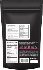 Bobica Organic Aronia Berry Powder, Chokeberry Powder, Antioxidant Superfood, High in Flavonoids, Polyphenols and Potassium, for Immunity, Vegan, Gluten-Free, 1lb - Image 3