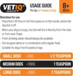 VETIQ Nutri-Vit Plus Vitamin Supplement Paste For Dogs & Puppies, Helps to Provide Extra Energy & Nutrition For Poor Eaters And Support When Off Their Food, 100 g (Pack of 1) - Image 4