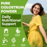 Deepure Bovine Colostrum Powder, Grass Fed Cow Colostrum, Pure Colostrum Supplement for Immune Supports & Gut Health, Non-GMO, Easy to Mix - Unflavored, 60 Servings - Image 3