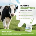 Deepure Bovine Colostrum Powder, Grass Fed Cow Colostrum, Pure Colostrum Supplement for Immune Supports & Gut Health, Non-GMO, Easy to Mix - Unflavored, 60 Servings - Image 4