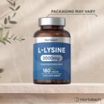 L-Lysine 2000mg | 180 Tablets | Essential Amino Acid | Premium Supplement | Vegan & Vegetarian | by Horbaach - Image 5