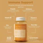 Immune System Booster – Vitamin C, D, B6, Zinc with Propolis & Rosehip – 60 Vitamin Gummies – for Kids, Men and Woman - Multivitamin Gummies - Image 5