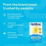 Optibac Probiotics Babies & Children - Kids Probiotic + Vitamin D for Immune Support - Most Trusted by Parents - 60 Sachets - Image 5