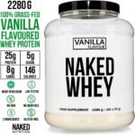 Naked Whey Protein Supplement Powder, Vanilla, GMO Free, Soy Free, Gluten Free Aid Muscle Growth and Recovery 2280g - Image 3