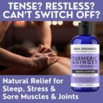 Turmeric Massage Oil for Arthritis Relief & Muscle Pain – 100% Natural, Anti-Inflammatory, Lymphatic Drainage, Joint & Nerve Soothing, Sleep Support – 100ml by Sera Organics - Image 3