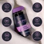 AM:PM Sleep Gummies - 5-HTP, Zinc, Vitamin B6, Lemon Balm & Chamomile - Vegan Sleep Aid with Natural Ingredients - Berry Flavour - 60 Gummies (30 Day Supply) - Image 5