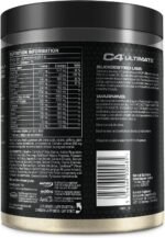 C4 Ultimate Pre Workout Powder Cosmic Rainbow 20 Servings, 40 if Single Scooped | Zero Sugar Pre Workout with Caffeine 300mg, L Citrulline 7000mg, Beta Alanine 4800mg, Vitamins and Electrolytes - Image 3