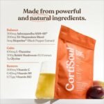 Free Soul CortiSoul with KSM-66® Ashwagandha, L-theanine, Magnesium & Reishi Mushrooms | Nutrient-Rich Superfoods, Adaptogens & Vitamins | Vegan | 30 Servings | Tropical Twist Flavour - Image 5
