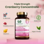 Premium Cranberry Concentrate 25,000mg with D-Mannose & Vitamin C |4 Month Supply x120 Tablets | Non-GMO, Gluten Free, Cranberries Fruit Extract Supplement for Women| UK Made by Royal Oak Health - Image 4