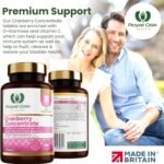 Premium Cranberry Concentrate 25,000mg with D-Mannose & Vitamin C |4 Month Supply x120 Tablets | Non-GMO, Gluten Free, Cranberries Fruit Extract Supplement for Women| UK Made by Royal Oak Health - Image 6