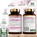 Premium Cranberry Concentrate 25,000mg with D-Mannose & Vitamin C |4 Month Supply x120 Tablets | Non-GMO, Gluten Free, Cranberries Fruit Extract Supplement for Women| UK Made by Royal Oak Health - Image 8