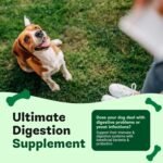Probiotics For Dogs - Yeast Balance - Dog Probiotic for Gut Health, Diarrhea, Wind, Anal Gland - Tummy Settler - Itchy Skin - 120 Tablets with Prebiotics and Digestive Enzymes - Image 3