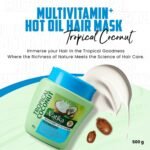 Vatika Naturals Multivitamin Tropical Coconut Hair Mask - 500g | For Volume & Thickness | Enriched With The goodness Of Coconut, Castor & Henna | Blended With Vital Multivitamins - Image 4