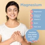 Healthspan Magnesium 375mg | Everyday Support for Muscles & Nervous System | Added B Vitamins Complex | Added Benefits for Your Bones, Teeth & Energy Levels | Vegan (90 Tablets) - Image 4