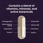 Health & Him Night Supplements for Men - 3 Months Supply of 60 Night Capsules - Men's Multivitamin with Magnesium, Ashwagandha & Chamomile - Vegan, Gluten-Free - Image 4