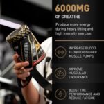 DY Nutrition The Creatine Complex 400g - High Performance Creatine Monohydrate Powder with Beta Alanine, Taurine + B Vitamins for Muscle Endurance, Pump & Recovery x40 Servings (Peach Flavoured) - Image 4