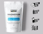 Magnesium Glycinate 500mg Supplements as Bisglycinate, 120 Vegan Capsules, High Absorption / Bioavailability - 100mg Elemental, UK Made - Image 3