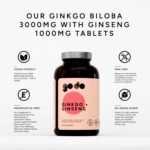 Fitness Health Ginkgo Biloba and Korean Ginseng - 360 Tablets - Panax Ginseng Ginkgo Biloba Tablets - Supports Mental Performance - Focus, Boost Energy Supplement - Image 5
