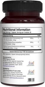 Pure Nutrition Triple Ginseng 650mg | 60 Caps | Supplement for Men and Women | Highly Effective Combination of Red, American and Siberian Ginseng. Non GMO - Image 4