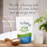 Westlab - Reviving Epsom Salt - 2kg Resealable Pouch - 100% Natural, Pure & Unscented Mineral Salts - Supports Sleep and Relieves Aching Muscles - Image 4