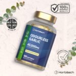 Odourless Garlic Capsules 45,000mg | 180 Softgels | High Strength Deodorised Garlic Oil Extract | by Horbaach - Image 4