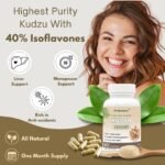 Kudzu Root Capsules 1400mg | High Strength 40% Isoflavones | Alcohol Craving Support, Liver Cleanse Detox, Enhanced Anti-Inflammatory | Organic Natural Health Booster - Image 5