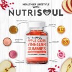 Apple Cider Vinegar Gummies with The Mother 1000mg – ACV with B12, B9, Folic Acid – Vegan, Non-GMO, Cold-Pressed – Detox, Digestion, Energy, Wellness – 60 Gummies with Beetroot & Pomegranate - Image 3