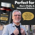 fabÜ Shrooms Andropause - Natural Shilajit & Lion's Mane Supplement for Men - Complete Multivitamin with Zinc, B12 & Minerals for Energy, Cognition & Testosterone Support - 60 Capsules - Image 6