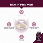Organic Beard & Hair Growth Complex - with Biotin, Selenium, Zinc & Pumpkin Seeds - Against Hair Loss and Baldness - Promotes Beard Growth - Nutrimea - Made in France - Image 3