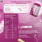 PCOS Relief MAX – Advanced Myo-Inositol, D-Chiro Inositol, Chromium, Vitamin B12, Zinc – Hormonal Balance, Metabolic Support, Energy, Vegan, Non-GMO, 60 Capsules, UK Made, Women’s Supplement - Image 3