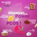 PCOS Relief MAX – Advanced Myo-Inositol, D-Chiro Inositol, Chromium, Vitamin B12, Zinc – Hormonal Balance, Metabolic Support, Energy, Vegan, Non-GMO, 60 Capsules, UK Made, Women’s Supplement - Image 6