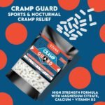 Cramp Guard Magnesium Supplement | Sports & Nocturnal Cramp Relief | Highly Bioavailable Magnesium Citrate, Vitamin D3 & Calcium | Muscle, Leg Cramps & Restless Leg Syndrome (RLS) Relief, 60 Capsules - Image 4