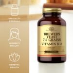 Solgar Brewer's Yeast with Vitamin B12 Tablets - Rich source of protein, vitamins, minerals and acids - Healthy nervous system - Vegan,250 Count (Pack of 1) - Image 5