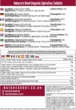 Organic Spirulina Tablets by Natures Root 250g (500 Tablets) - HIGH in Protein & Iron | ANTIOXIDANTS | Nutrient Rich - Image 4